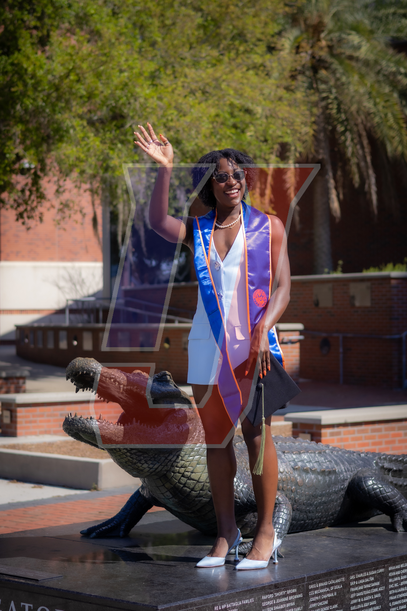 Graduation portrait at University of Florida